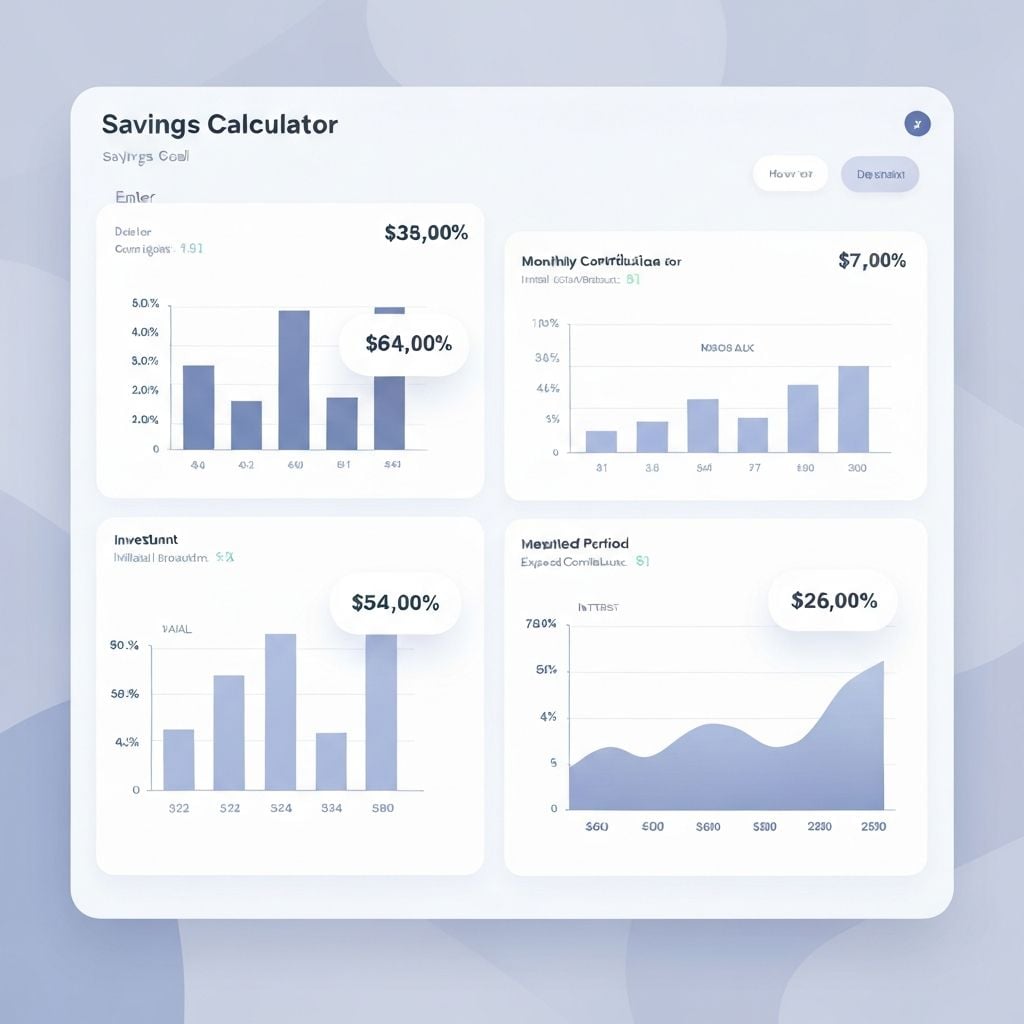 Aperçu de Calculateur d'économies